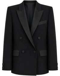 ROOM76 - Veste Croisée À Revers Pointus - Lyst