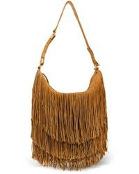 Balmain - Large Ébène Hobo Leather Tote Bag - Lyst