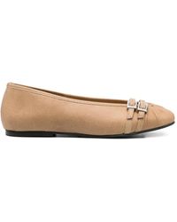 Alohas - Cendana Vintage Leather Ballet Flats - Lyst