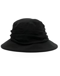 Y's Yohji Yamamoto - Draped bucket hat - Lyst