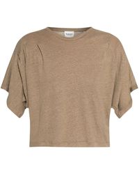 Isabel Marant - Kyanza Linen T-Shirt - Lyst