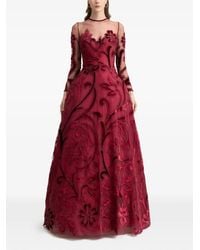 Gemy Maalouf - Embroidered Gown - Lyst