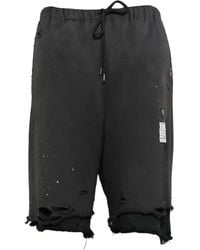 Maison Mihara Yasuhiro - Pantalones cortos con efecto envejecido - Lyst