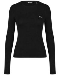 ROTATE BIRGER CHRISTENSEN - Long-Sleeve T-Shirt Logo - Lyst