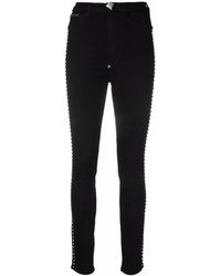 Philipp Plein - Crystal Super High-Waist Skinny Jeans - Lyst