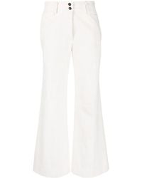 forte_forte - Forte_forte High-waisted Cotton Twill Trousers - Lyst