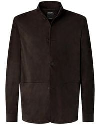 ZEGNA - Il Conte Oasi Stand-Collar Jacket - Lyst