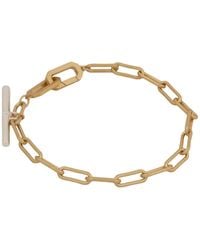 AllSaints - T-Riemen-Armband Mit Kette - Lyst