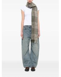 Loewe - Anagram Fringed Scarf - Lyst