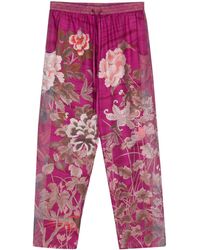 Pierre Louis Mascia - Pantalones ajustados con motivo floral - Lyst