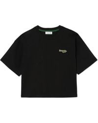 Lacoste - Logo-Patch T-Shirt - Lyst