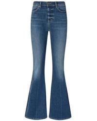 Pinko - Flared Stretch Denim Jeans - Lyst