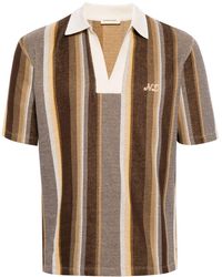 Nicholas Daley - Striped Cotton Polo Shirt - Lyst