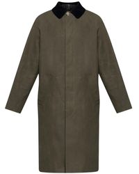A.P.C. - Corduroy-Collar Coat - Lyst