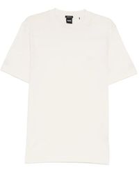 BOSS - Logo-Embroidered T-Shirt - Lyst