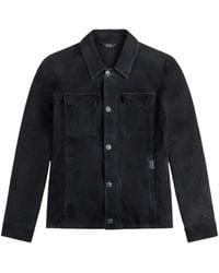 Fay - Jacke Aus Wildleder - Lyst
