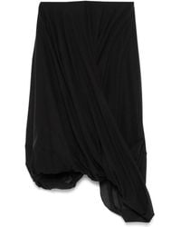 TOTEME - Cotton Blend Long Skirt - Lyst