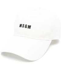 MSGM - Baseballkappe Mit Logo-Stickerei - Lyst