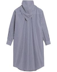 Ami Paris - Camicia A Righe Con Colletto Stile Bandana - Lyst