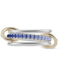Spinelli Kilcollin - 18Kt Tigris Gelbgoldring Mit Saphiren - Lyst