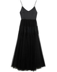 Viktor & Rolf - Tulle Lace-Trim Maxi Dress - Lyst