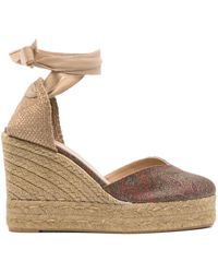 Castañer - X Etro 80Mm Chiara Espadrilles - Lyst