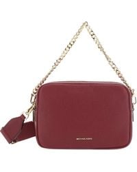 MICHAEL Michael Kors - Medium Bryant Chain-Strap Leather Crossbody Bag - Lyst