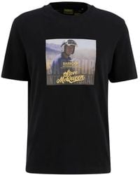 Barbour - Photographic-Print T-Shirt - Lyst