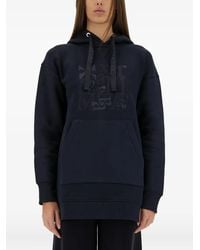Max Mara - Sudadera con capucha y logo bordado - Lyst