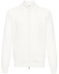 Fileria - Zip-Up Ribbed Sweatshirt - Lyst
