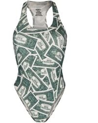 Vetements - Million Dollar Print One-Piece Swimsuit - Lyst