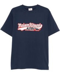 Autry - T-Shirt Kitsune - Lyst