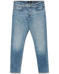 7 For All Mankind - Slimmy Tapered Jeans - Lyst