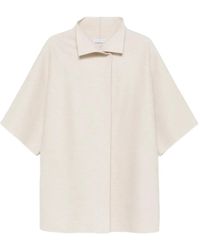Harris Wharf London - Short-Sleeve Collared Jacket - Lyst