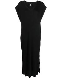 Thom Krom - Vestido midi con cuello en V - Lyst