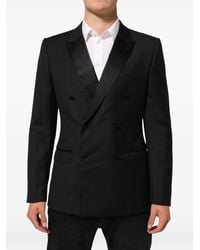 Dolce & Gabbana - Blazer Martini À Boutonnière Croisée - Lyst