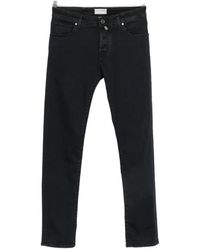 Jacob Cohen - Embroidered-Logo Jeans - Lyst