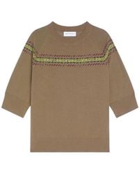 Dries Van Noten - Pull À Logo Brodé - Lyst