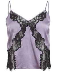 Fleur du Mal - Juliet Lace-Detail Top - Lyst