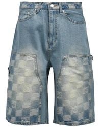 BREATH - Shorts A Quadri Con Effetto Vissuto - Lyst