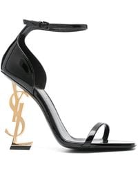Saint Laurent - Sandalias Opyum De Charol - Lyst