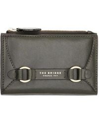 The Bridge - Leren Portemonnee Met Logoprint - Lyst