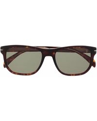 David Beckham - Tortoiseshell Square-frame Sunglasses - Lyst