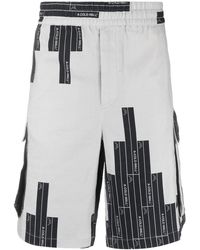 A_COLD_WALL* - Bermudas Cargo Con Monograma Vector - Lyst