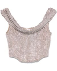 GIUSEPPE DI MORABITO - Corset À Ornements En Cristal - Lyst