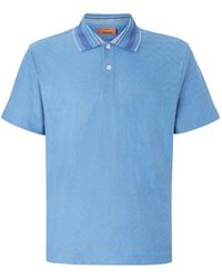 Missoni - Patterned Collar Polo Shirt - Lyst