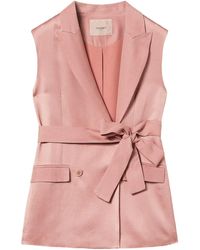 Twinset - サテン ベルテッドジャケット - Lyst