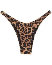 Reina Olga - Brigitte Leopard-Print Bikini Bottoms - Lyst