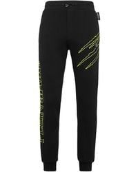 Philipp Plein - Logo-Print Drawstring-Waistband Track Pants - Lyst
