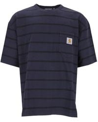 Carhartt - Cardona Stripe-Pattern Pocket T-Shirt - Lyst